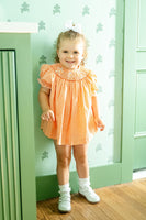 Dancing Skeletons Smocked Annabelle Bloomer Set