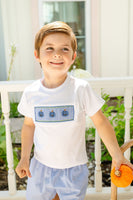Jack o'Lantern Smocked Beau T-Shirt/Shorts Set