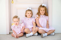 Floral Jack o'Lantern Smocked Annabelle Bloomer Set