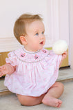 Floral Jack o'Lantern Smocked Birdie Bubble