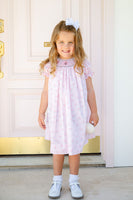 Floral Jack o'Lantern Smocked Helen Dress