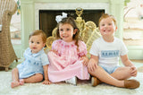 Blue Ghosts Smocked Beau T-Shirt/Shorts Set