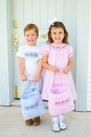 Blue Ghosts Smocked Beau T-Shirt/Shorts Set