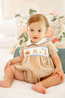 Woodland Animals Smocked Henry Bubble