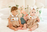 Woodland Animals Smocked Henry Bubble