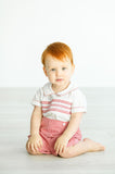 Thomas Smocked Button-On