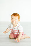 Thomas Smocked Button-On