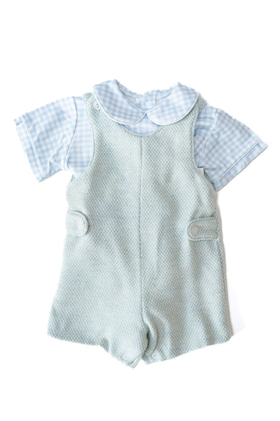 Classic Green and Blue Jonjon/Shirt Set (Short Sleeve)