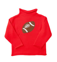 The Red Football Sweater for Kids - Texas Tech or UGA