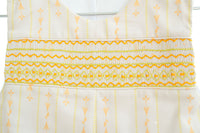 Wheat Stripes Smocked Benjamin Jonjon