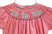 Smocked NC State Outfits for Boys 