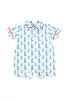 Red, White and Blue Boots Harold Romper