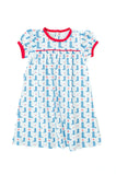 Red, White and Blue Boots Catherine Dress