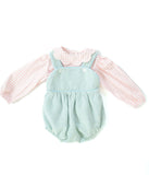 Classic Green and Pink Bubble/Top Set for Girls