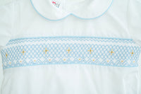 Hark Angels Smocked Thomas Button-On