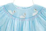 Swans Smocked Annabelle Bloomer Set