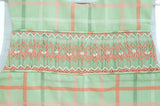 Christmas Plaid Smocked Norman Longall