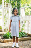 Green Retro Bows Pima Cotton Libby Dress