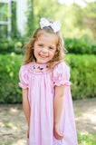 Pink Witches Smocked Helen Dress