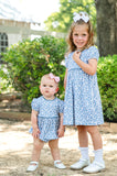 Ghost Floral Print Pima Cotton Cary Bubble