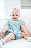 Evergreen frost plaid bubble for baby girls 