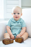 Evergreen Frost Plaid Bubble for Boys