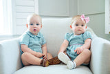 Evergreen Frost Plaid Bubble for Boys