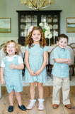 Evergreen Plaid Button-Up Shirt for little boys 