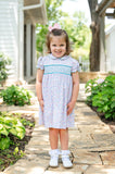 Multicolor Fall Floral Smocked Dress