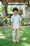 Autumn Plaid Button Up for Boys