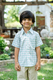 Autumn Plaid Button Up for Boys