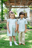 Autumn Plaid Dress for Girls