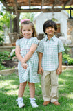 Autumn Plaid Button Up for Boys