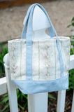 Ruth and Ralph Floral Canvas Tote Bag