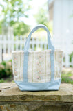Ruth and Ralph Floral Canvas Tote Bag