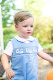 Blue Ghosts Smocked Benjamin Jonjon