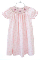 Floral Jack o'Lantern Smocked Helen Dress