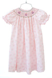 Floral Jack o'Lantern Smocked Helen Dress