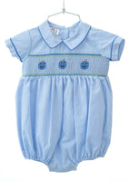 Jack o'Lantern Smocked Henry Bubble