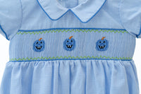 Jack o'Lantern Smocked Henry Bubble