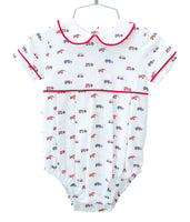 Construction Trucks Toile Pima Alexander Bubble