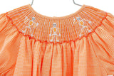 Dancing Skeletons Smocked Birdie Bubble