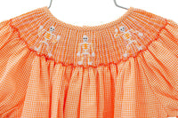 Dancing Skeletons Smocked Helen Dress