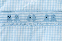 Blue Ghosts Smocked Benjamin Jonjon