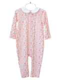 Christmas Tiles Pima Cotton Grayson Coverall Romper