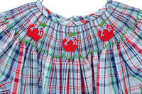 Back to School Apples Smocked Helen Dress