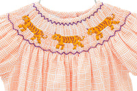 Smocked Clemson Outfits for Girls