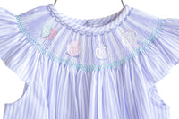 Seashells Smocked Annabelle Bloomer Set