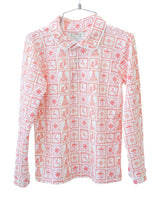 Christmas Tiles Pima Cotton Shep Polo