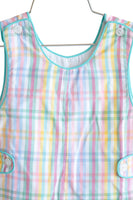 With its cheerful plaid design, the Colorful Plaid JonJon is ideal for Easter, spring outings, or any special occasion.